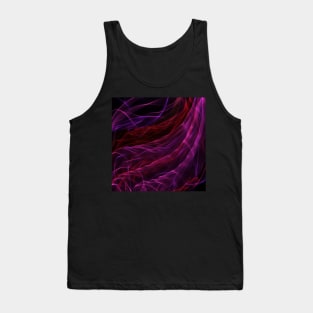 Abstract flames in pink, red and purple, Art by Herum Tank Top